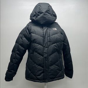 The North Face 600 Goose Down Quilted Puffer Jacket Winter Coat Black Women's XL